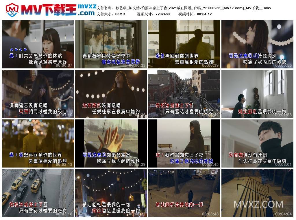 孙艺琪_陈文浩-怕黑却恋上了夜(2021版)_国语_合唱_YEC00256